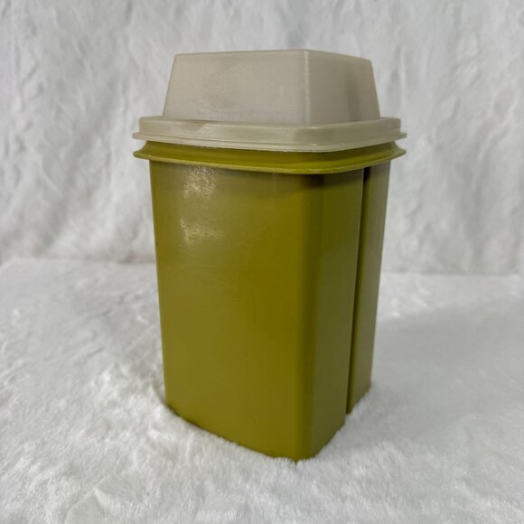Vintage Tupperware Pick A Deli Small 1L Pickle Keeper Avocado Green 3 Piece 1330 - Picture 2 of 6